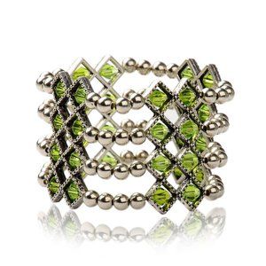 😀 3 for $20 New Art Deco Bead Stretch Bracelet